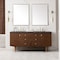 James Martin Vanities Amberly 72in Double Vanity, Mid-Century Walnut w/ 3 CM Charcoal Soapstone Top 670-V72-WLT-3CSP - alternate 6